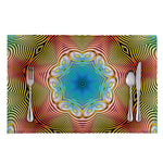 Psychedelic Kaleidoscope Print Placemat