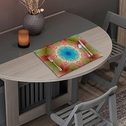 Psychedelic Kaleidoscope Print Placemat