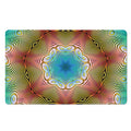 Psychedelic Kaleidoscope Print Polyester Doormat
