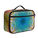 Psychedelic Kaleidoscope Print Portable Lunch Bag