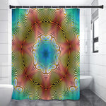 Psychedelic Kaleidoscope Print Premium Shower Curtain