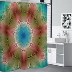 Psychedelic Kaleidoscope Print Premium Shower Curtain