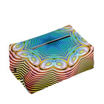 Psychedelic Kaleidoscope Print Rectangle Tissue Box Cover