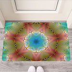 Psychedelic Kaleidoscope Print Rubber Doormat