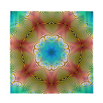 Psychedelic Kaleidoscope Print Silk Bandana