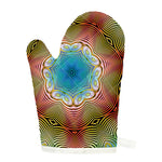 Psychedelic Kaleidoscope Print Single Oven Mitt