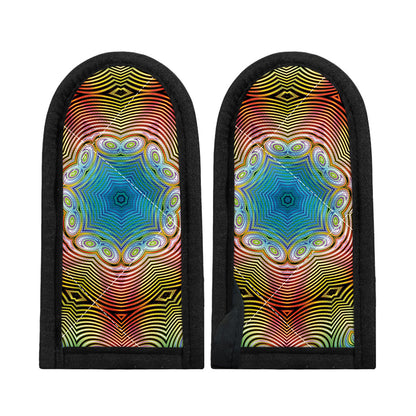 Psychedelic Kaleidoscope Print Skillet Handle Cover