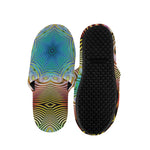 Psychedelic Kaleidoscope Print Slippers