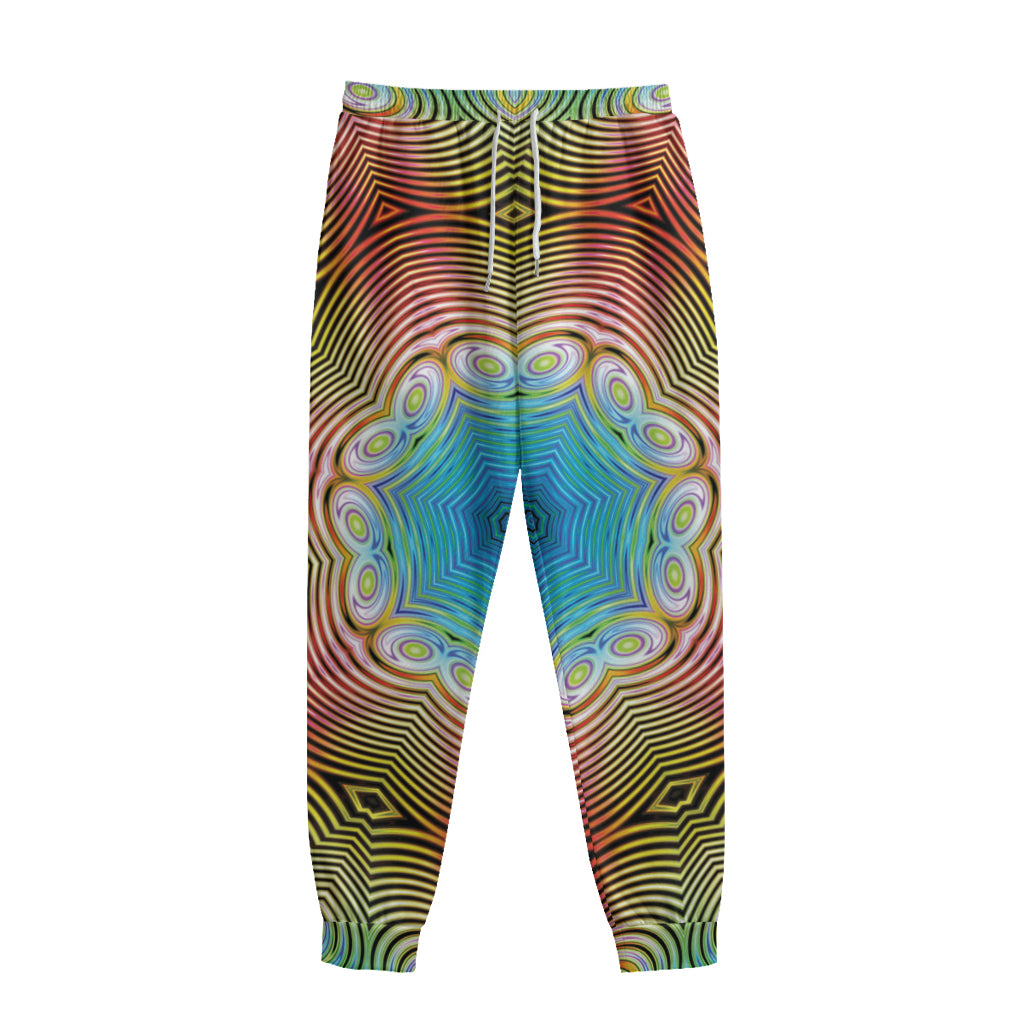 Psychedelic Kaleidoscope Print Sweatpants