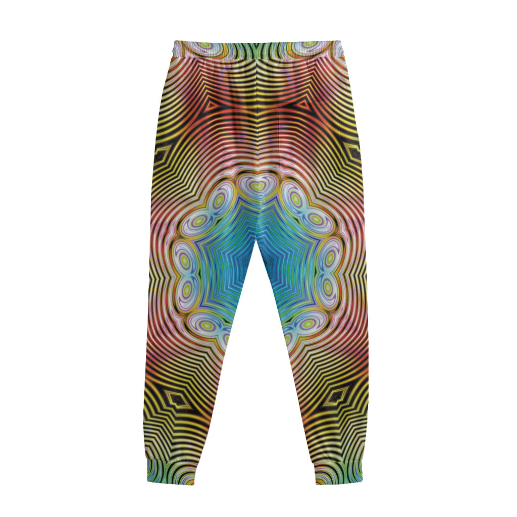 Psychedelic Kaleidoscope Print Sweatpants