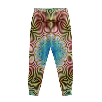Psychedelic Kaleidoscope Print Sweatpants