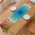 Psychedelic Kaleidoscope Print Table Runner
