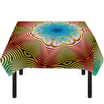 Psychedelic Kaleidoscope Print Tablecloth