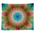 Psychedelic Kaleidoscope Print Tapestry