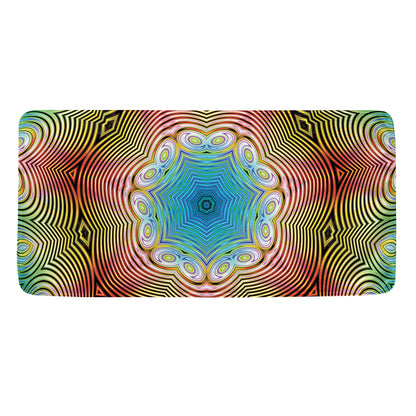 Psychedelic Kaleidoscope Print Towel