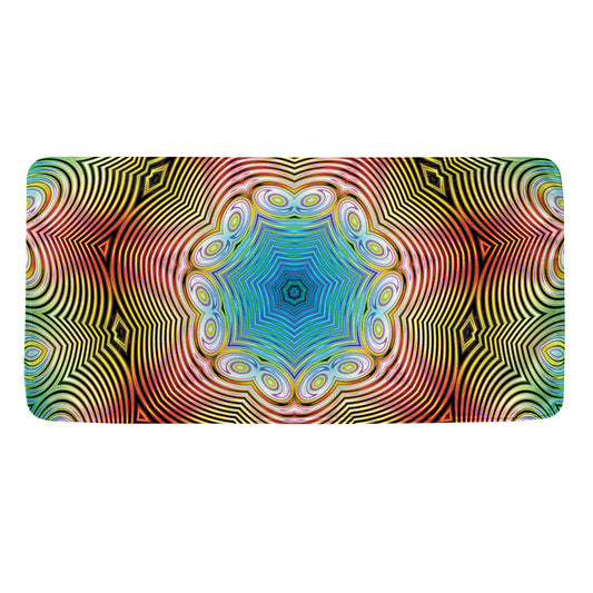 Psychedelic Kaleidoscope Print Towel
