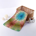 Psychedelic Kaleidoscope Print Towel
