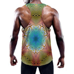 Psychedelic Kaleidoscope Print Training Tank Top