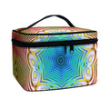 Psychedelic Kaleidoscope Print Travel Makeup Bag