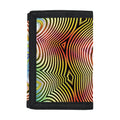 Psychedelic Kaleidoscope Print Trifold Wallet