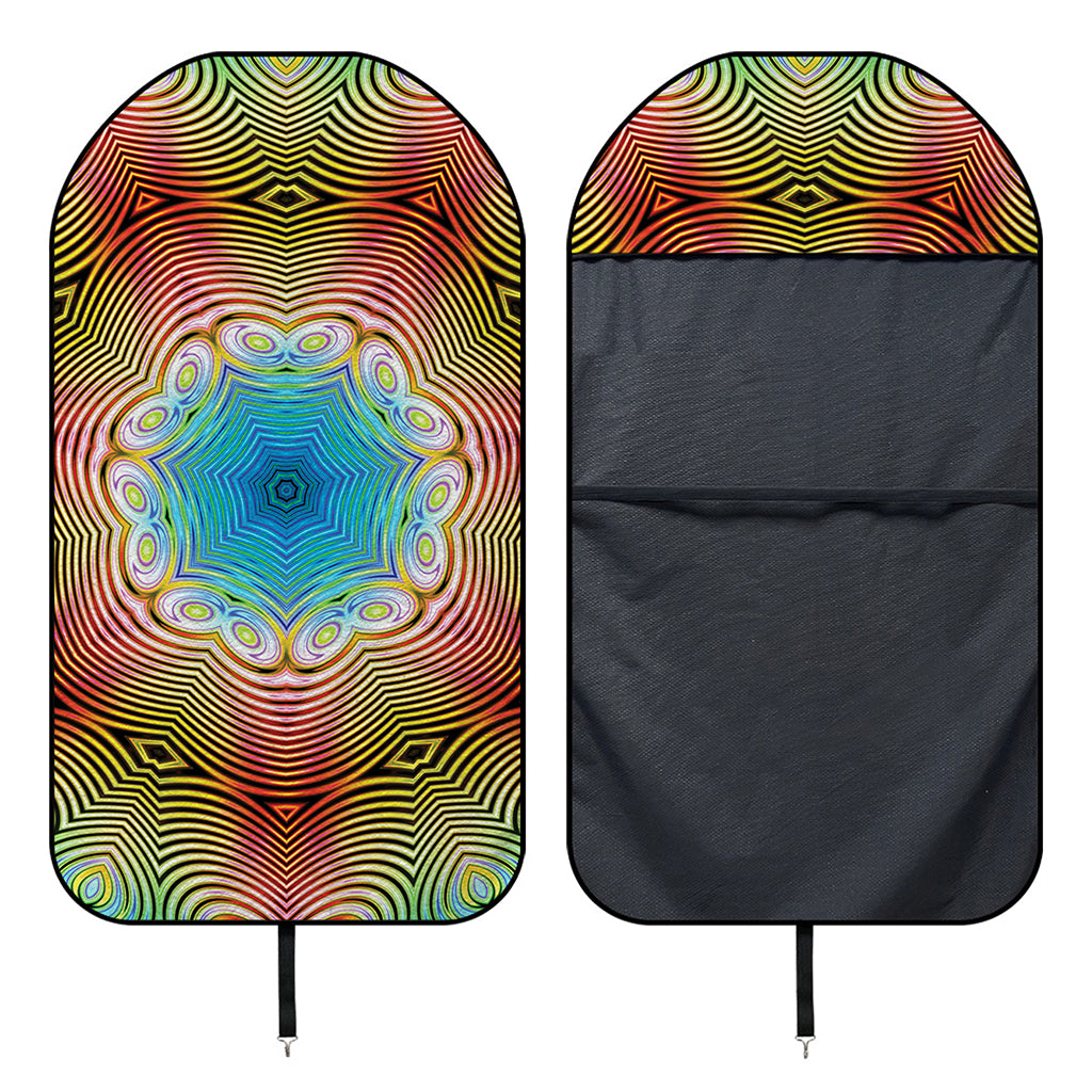 Psychedelic Kaleidoscope Print Waterproof Car Seat Cover