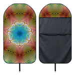 Psychedelic Kaleidoscope Print Waterproof Car Seat Cover