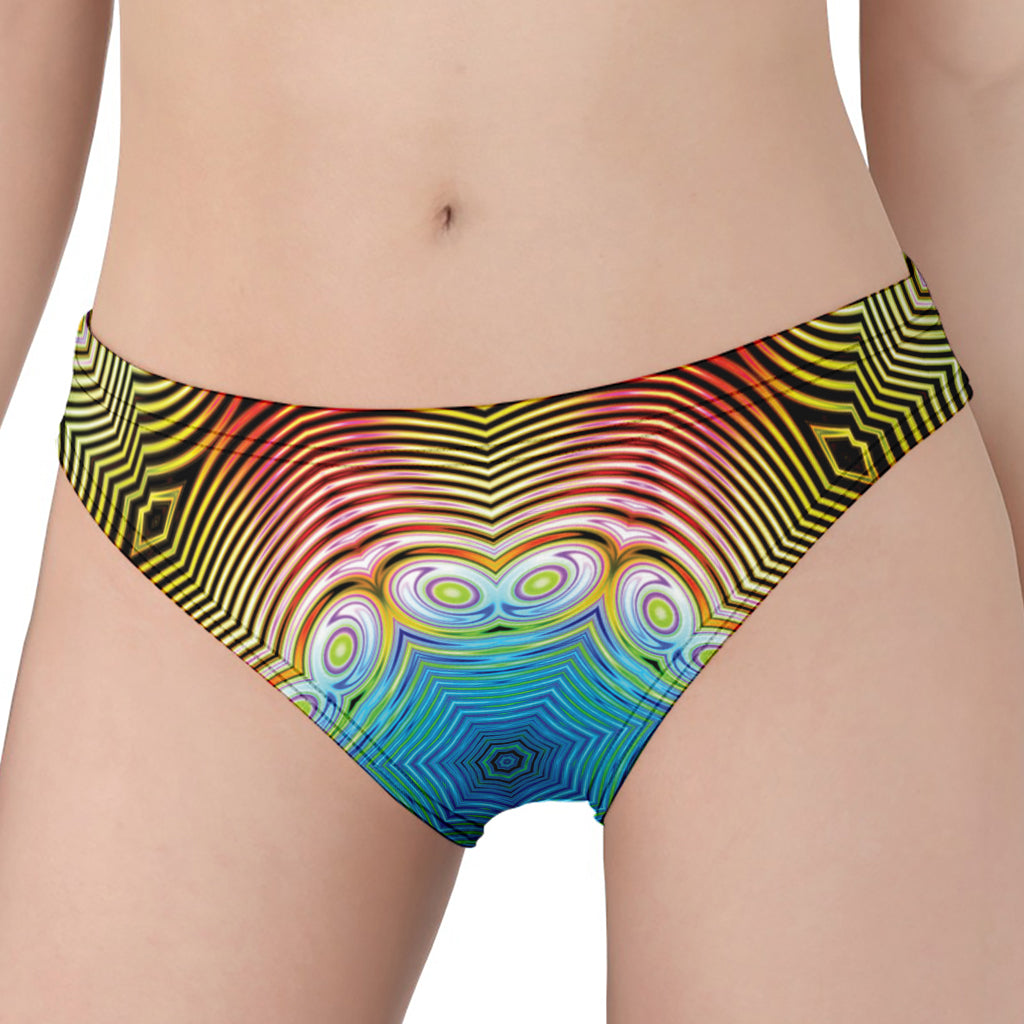 Psychedelic Kaleidoscope Print Women's Panties