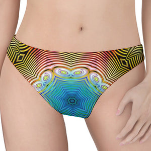 Psychedelic Kaleidoscope Print Women's Thong