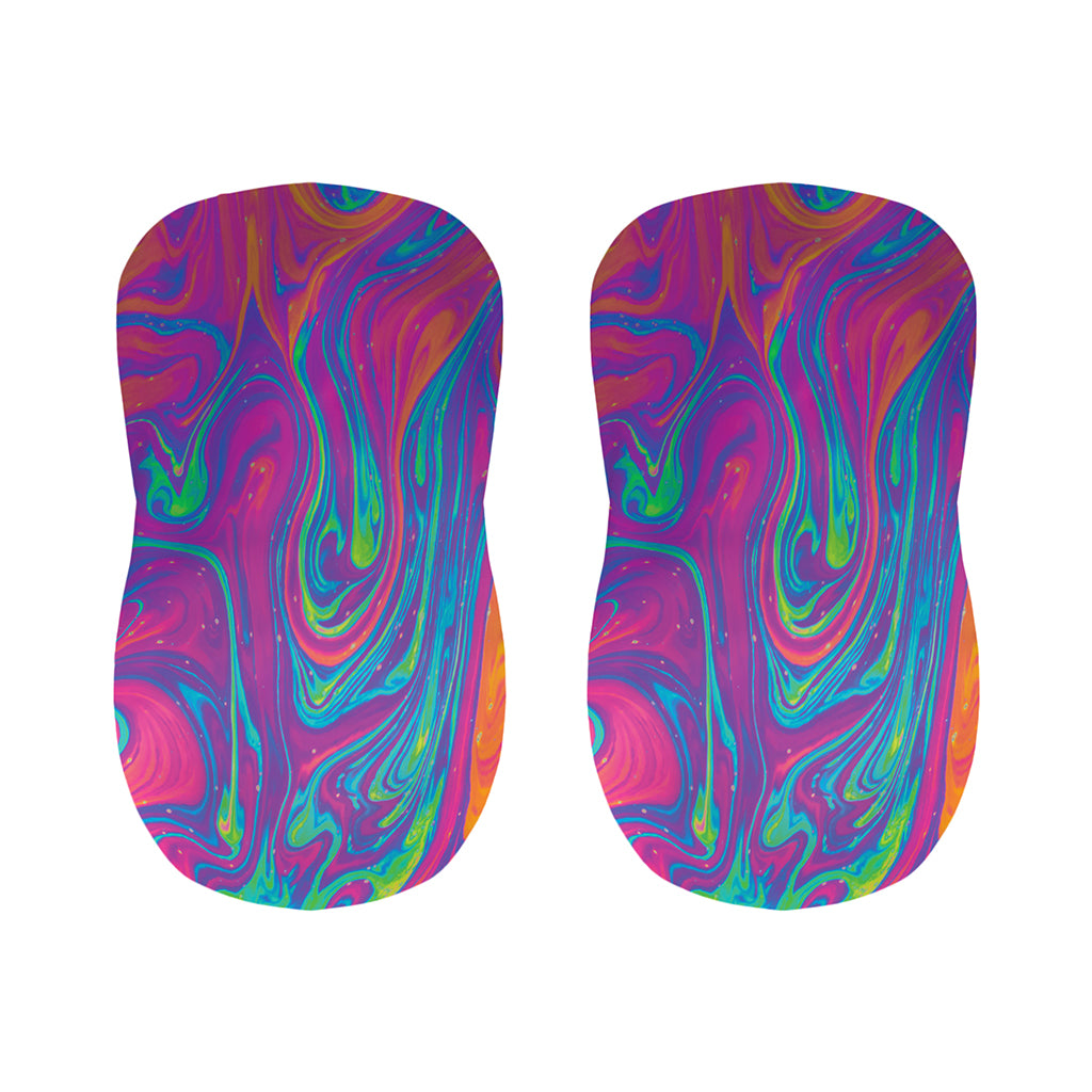 Psychedelic Liquid Print Bar Stool Covers
