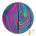 Psychedelic Liquid Print Basketball