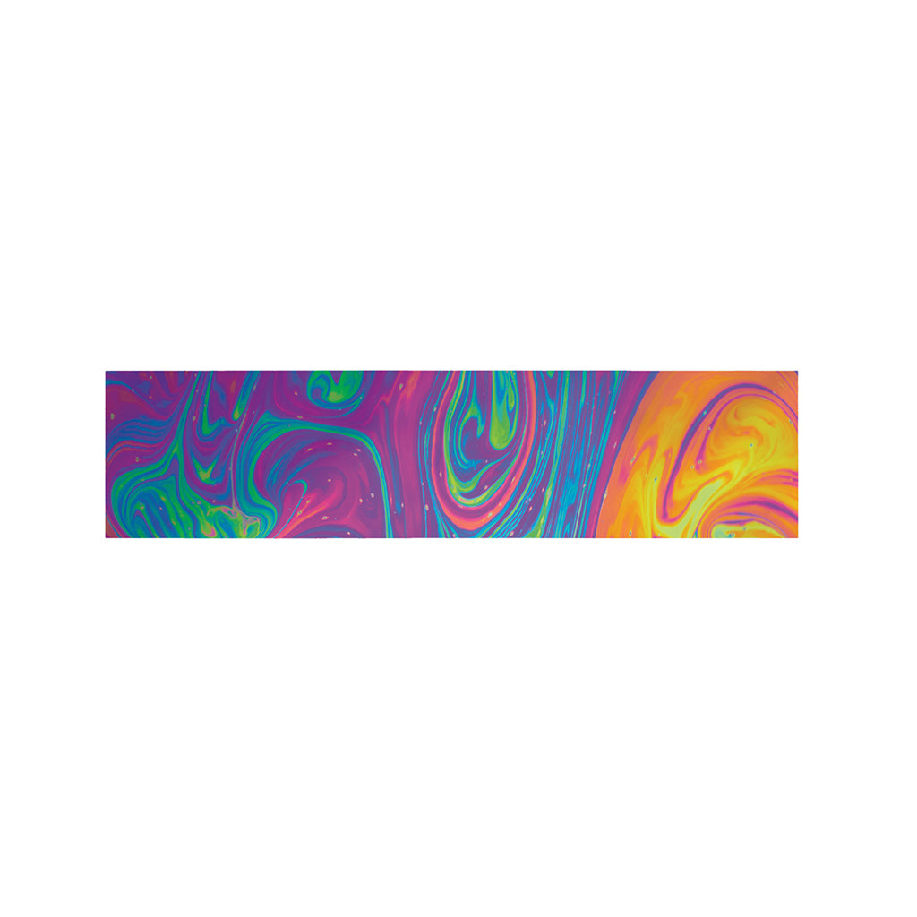 Psychedelic Liquid Print Bed Runner