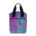 Psychedelic Liquid Print Bible Tote Bag