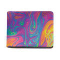 Psychedelic Liquid Print Bifold Wallet