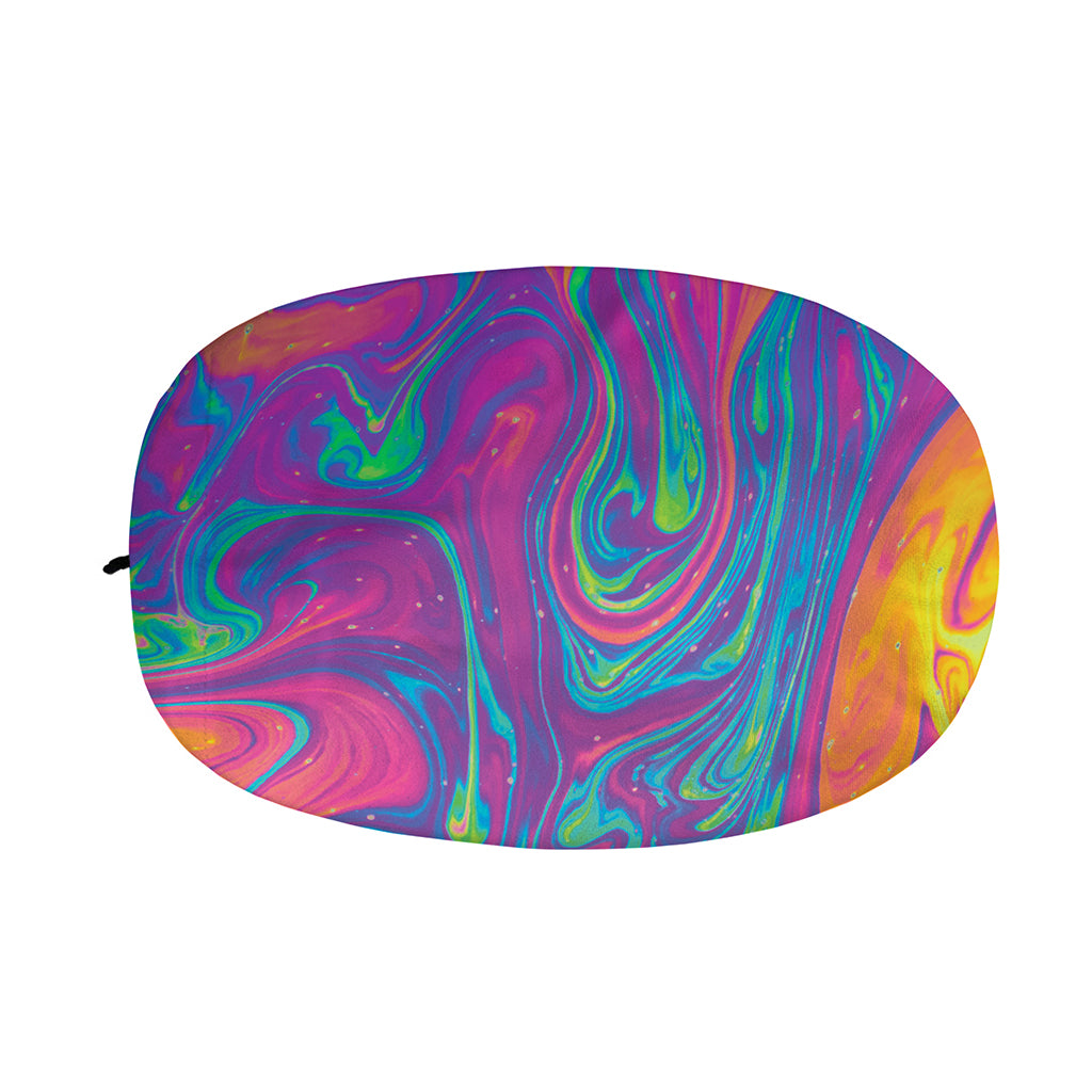 Psychedelic Liquid Print Car Side Mirror Covers
