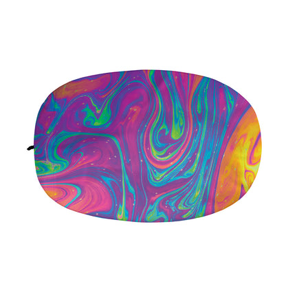 Psychedelic Liquid Print Car Side Mirror Covers
