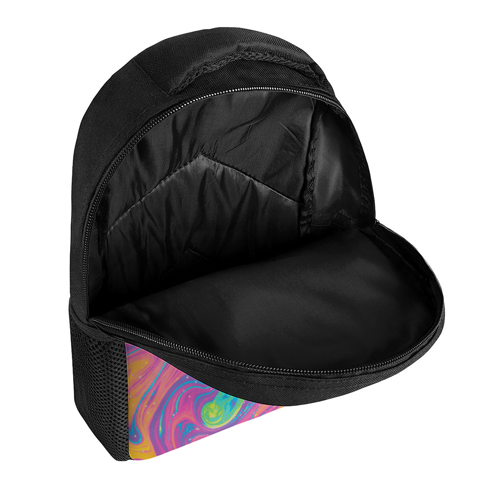 Psychedelic Liquid Print Casual Backpack