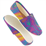Psychedelic Liquid Print Casual Shoes