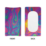 Psychedelic Liquid Print Changing Pad Cover