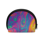 Psychedelic Liquid Print Coin Purse