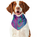 Psychedelic Liquid Print Dog Bandana