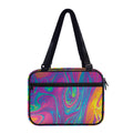 Psychedelic Liquid Print Double Strap Bible Bag
