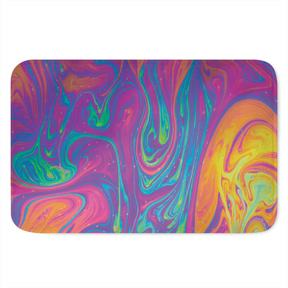 Psychedelic Liquid Print Indoor Door Mat