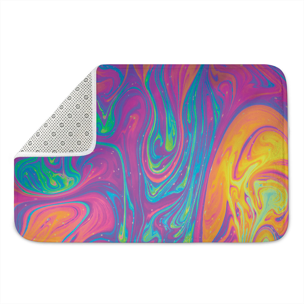Psychedelic Liquid Print Indoor Door Mat