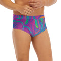 Psychedelic Liquid Print Men's Briefs