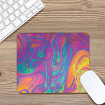 Psychedelic Liquid Print Mouse Pad