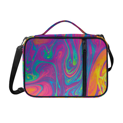 Psychedelic Liquid Print Shoulder Strap Bible Bag