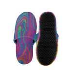 Psychedelic Liquid Print Slippers