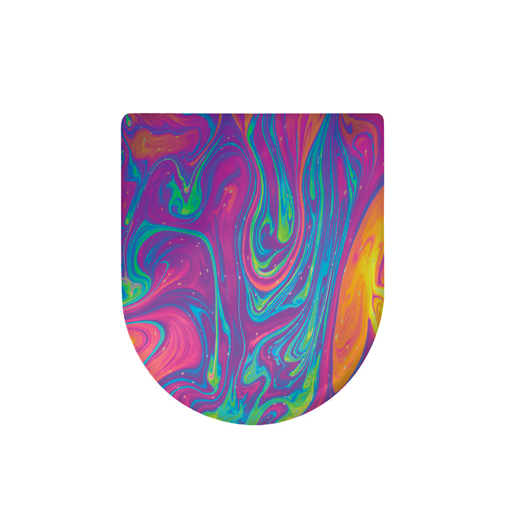 Psychedelic Liquid Print Toilet Lid Cover