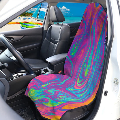Psychedelic Liquid Print Waterproof Car Seat Cover