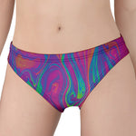 Psychedelic Liquid Print Women's Panties